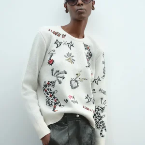 AKEP GIROCOLLO CON RICAMI MGKD11095