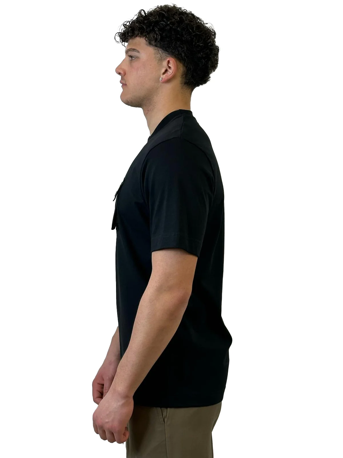 YES LONDON T-SHIRT NERA XM4162 - immagine 3