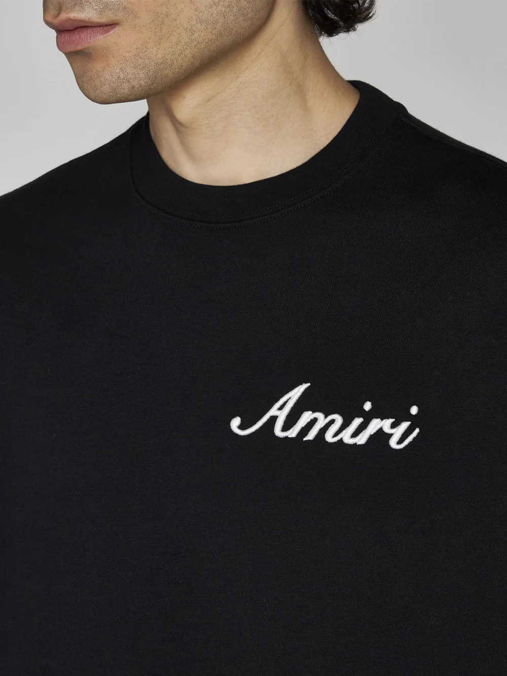 AMIRI SCRIPT LOGO CREW PF23MJL008 - immagine 5