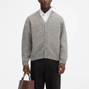 JACQUEMUS CARDIGAN 25KN545 2329 GRIGIO