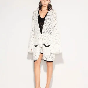 AKEP CARDIGAN GBKD13252 BIANCO