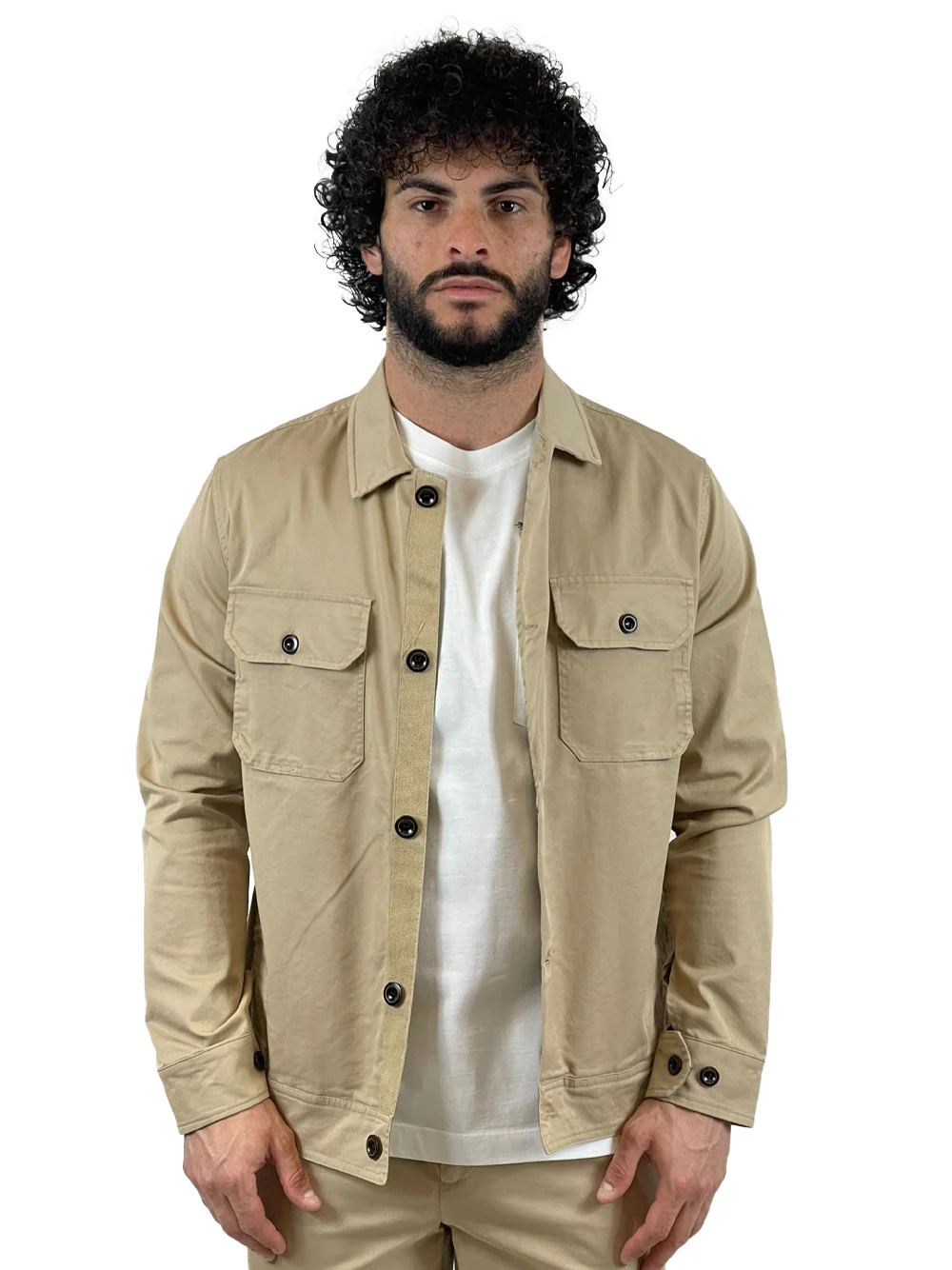 SEINSE GIACCA BEIGE GBE1030SS - immagine 2