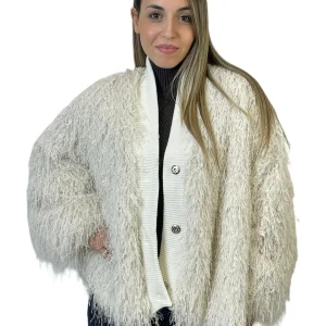 ACCADEMIA 20 CARDIGAN CON PELLICCIA