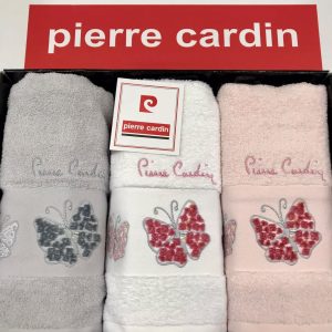 Pierre Cardin Set asciugamani 3+3 Linea Butterfly