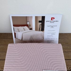 Pierre Cardin Copriletto matrimoniale Colore Cipria Linea Paris Tod