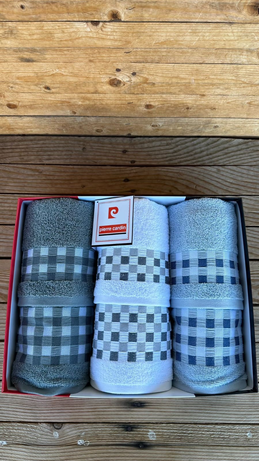 Pierre Cardin Set asciugamani 3+3 Linea Milos