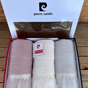 Pierre Cardin Set asciugamani 3+3 Linea Farfalle