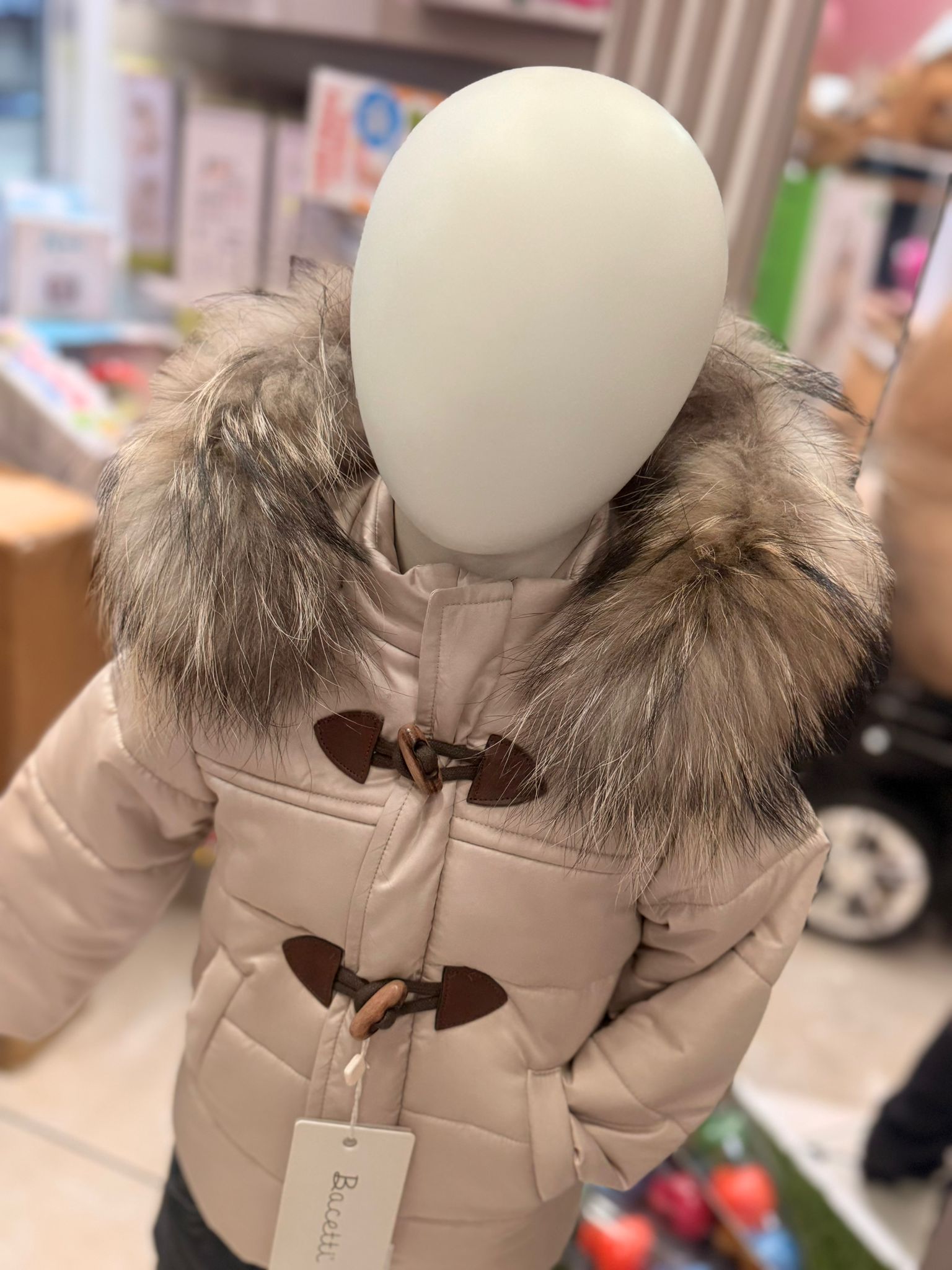 BACETTI GIUBBOTTO BAMBINO BEIGE - immagine 3