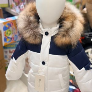 BACETTI GIUBBOTTO BAMBINO BLU/BIANCO