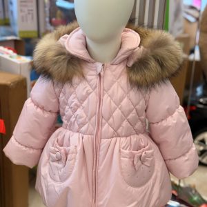 BACETTI GIUBBOTTO BAMBINA ROSA