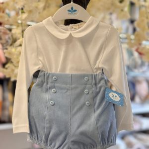 SARDON COMPLETO BAMBINO DUE PEZZI CELESTE