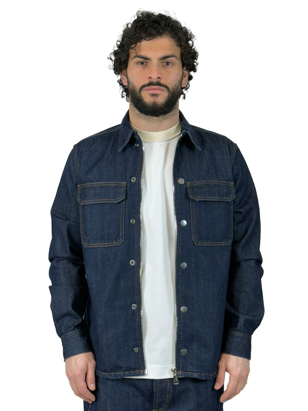 YES LONDON CAMICIA JEANS XCM7246