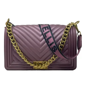 MARC ELLIS FLAT M24 DARK MAUVE/LIGHT OTTONE