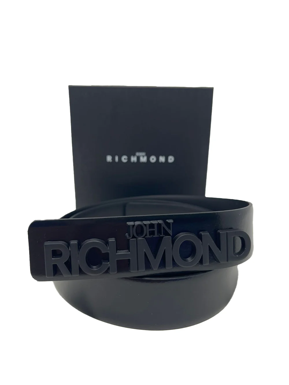 RICHMOND CINTURA C35 BLACK/BLACK - immagine 2