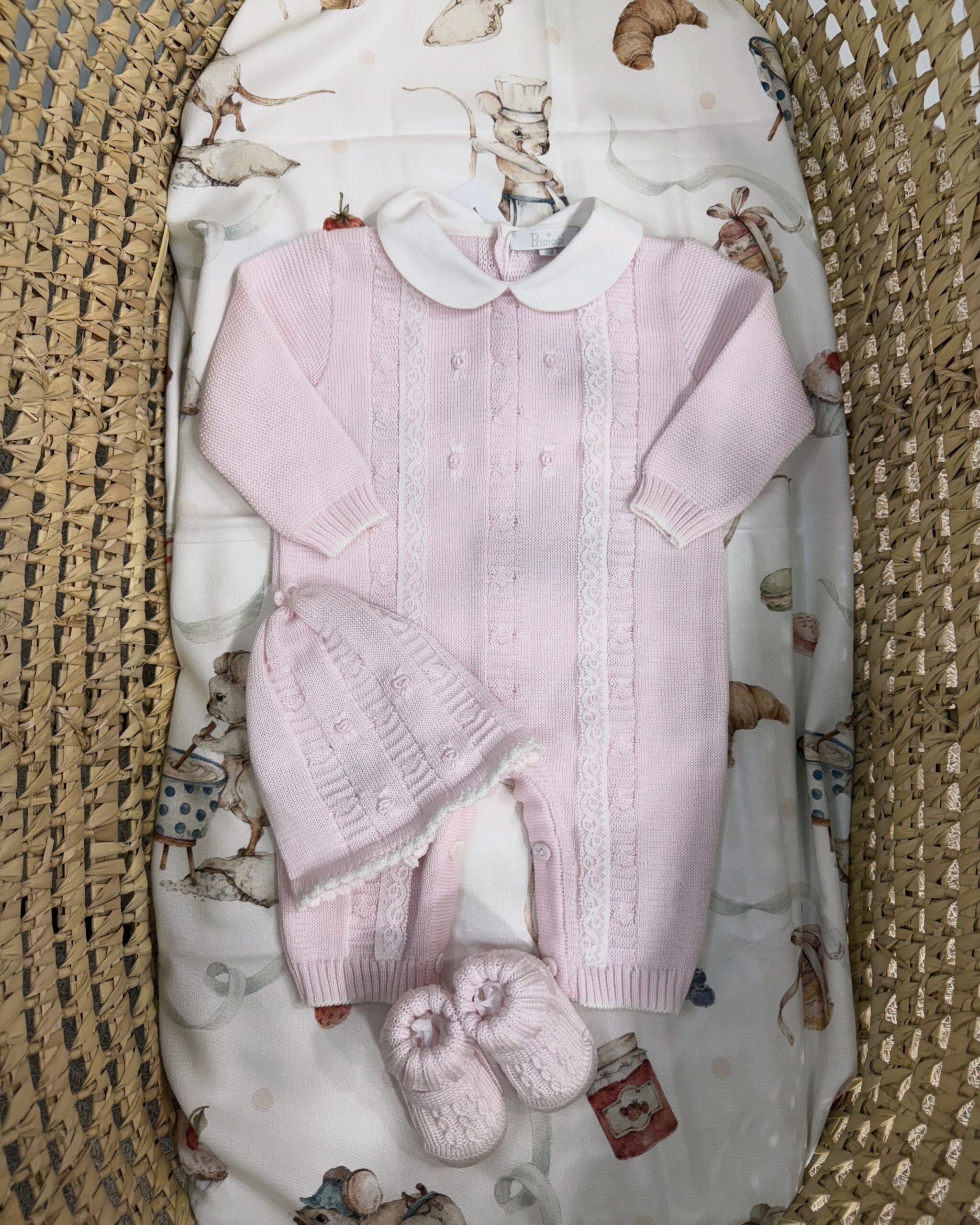 Aurora
Completo neonata in puro filo di cotone - immagine 2