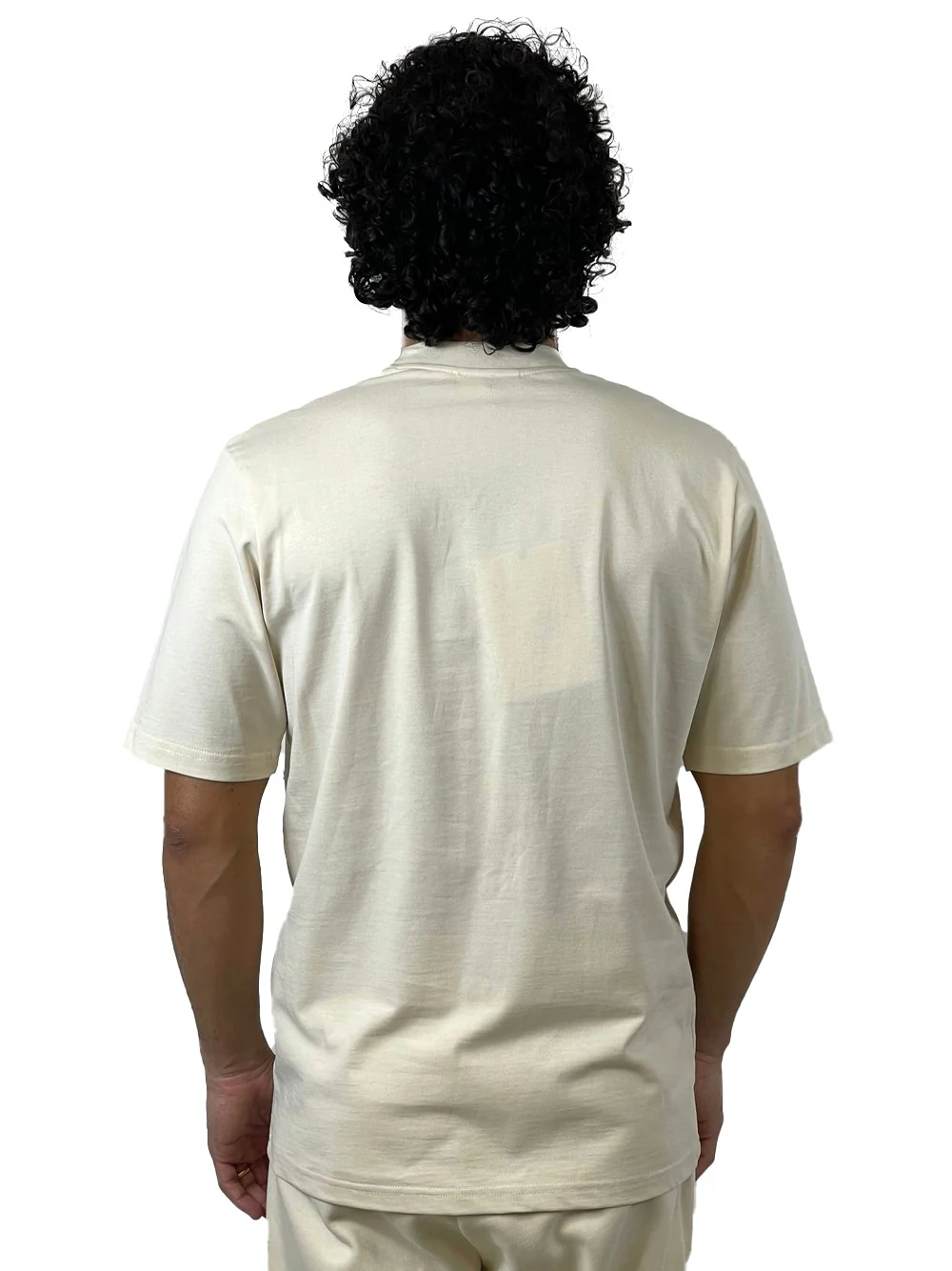 YES LONDON T-SHIRT BEIGE/VERDE XM4208 - immagine 4