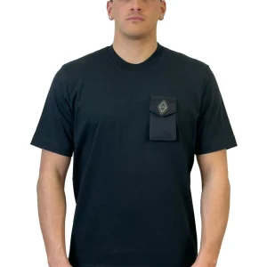 YES LONDON T-SHIRT NERA XM4162