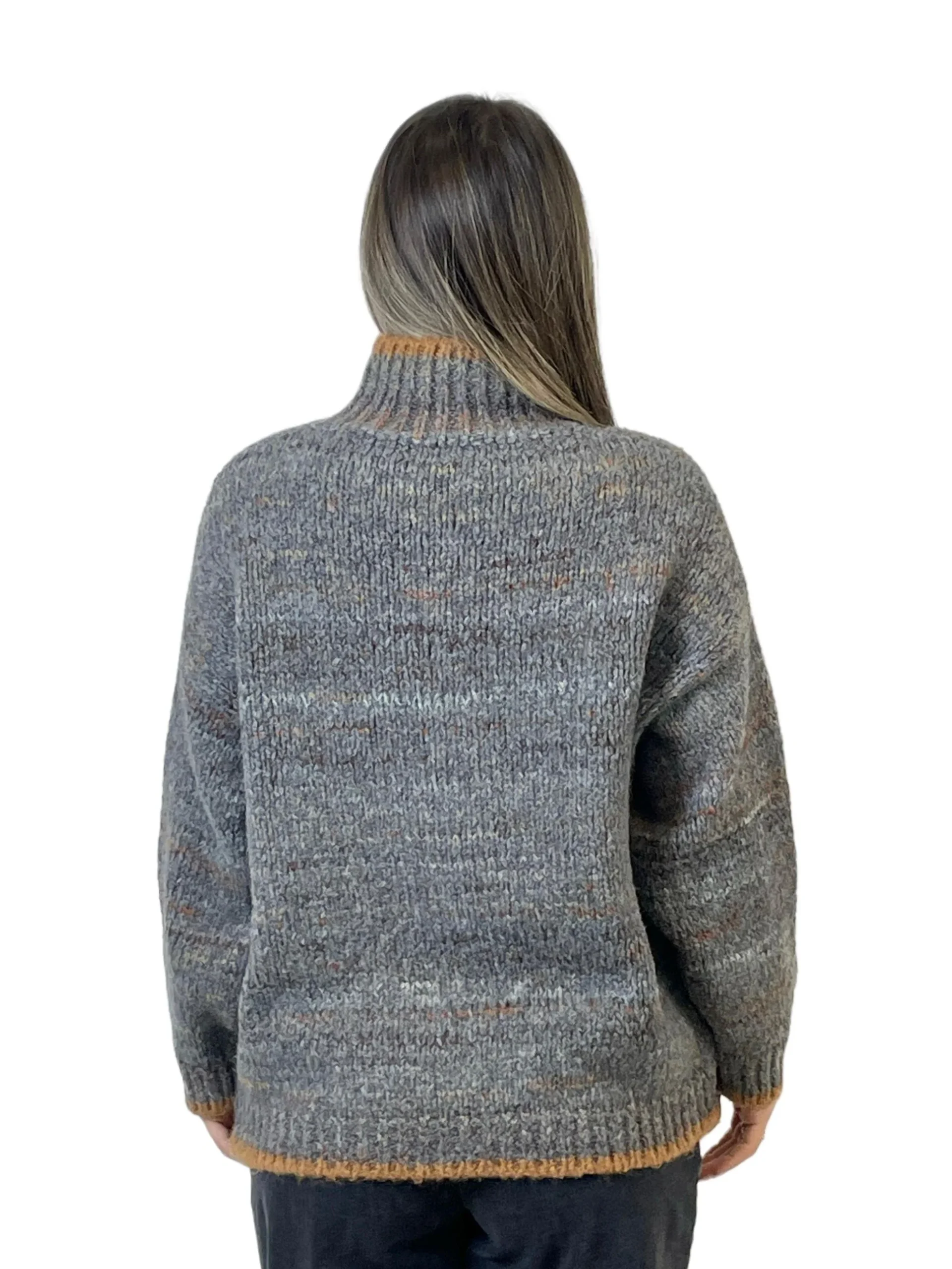 ACCADEMIA 20 PULLOVER RAINBOW GRIGIO - immagine 4