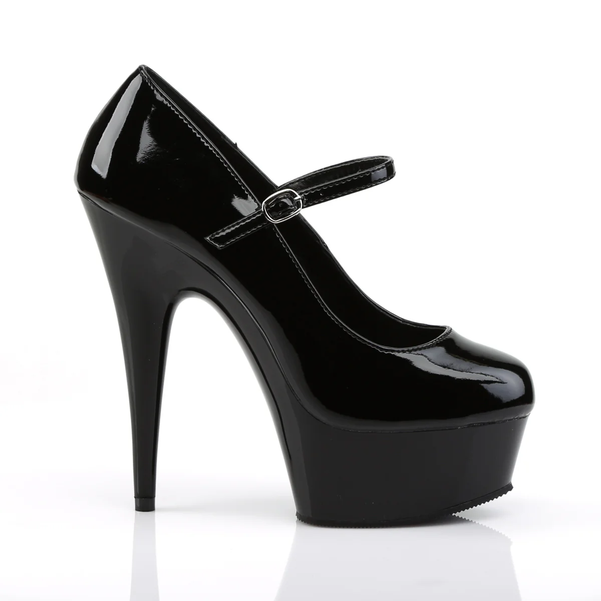 Scarpa Pleaser DEL687 - Tacco 6" (15,2 cm) e platform 1.8" (4,5 cm) - immagine 6