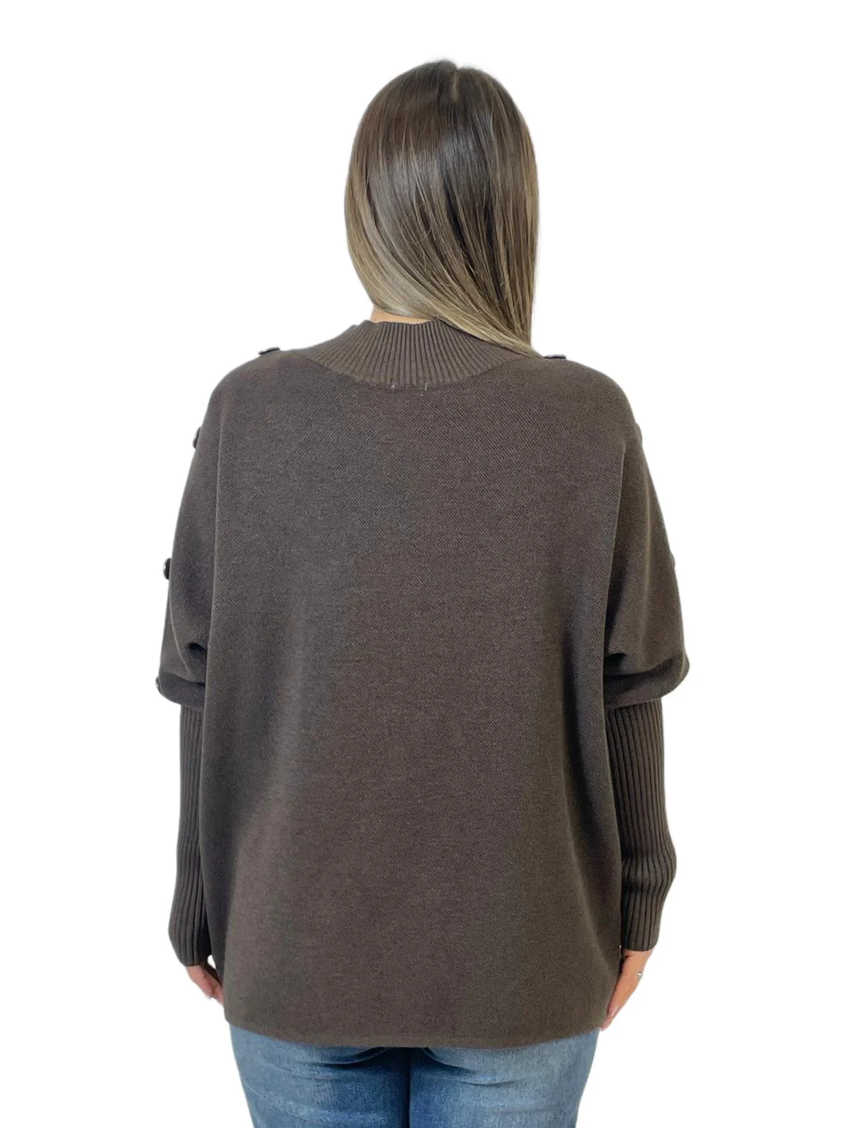 ACCADEMIA 20 DOLCEVITA CON BOTTONI MARRONE - immagine 4