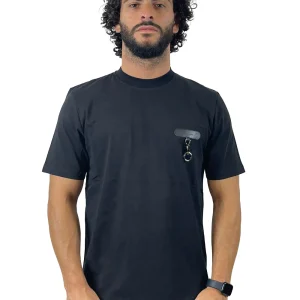 YES LONDON T-SHIRT NERA XM4229