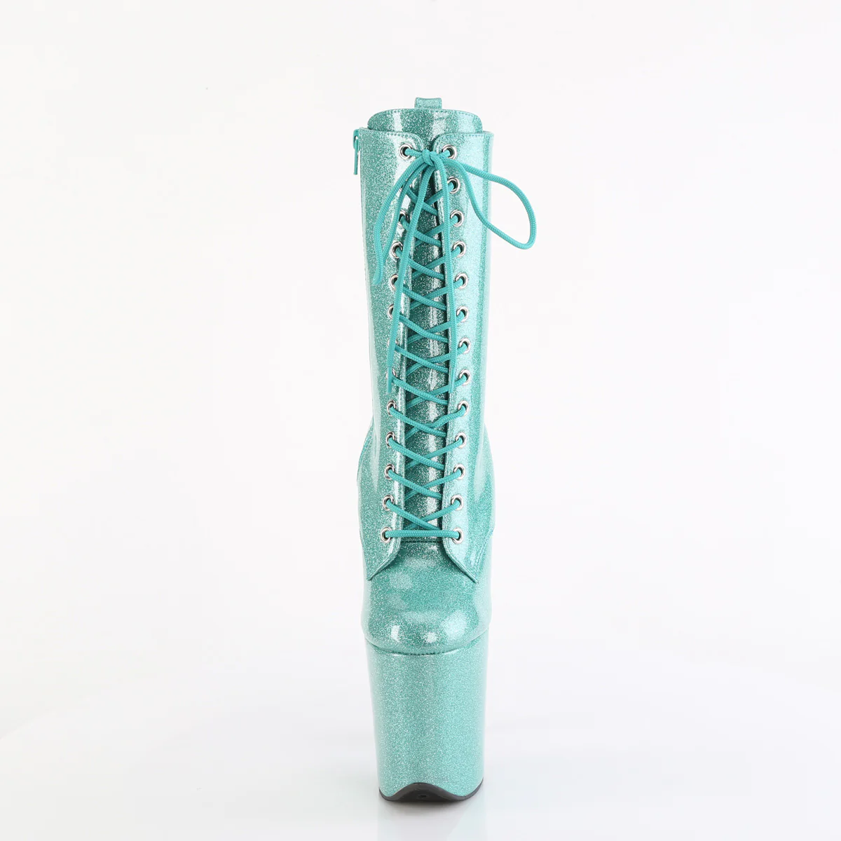 Stivaletto Pole Dance Exotic Pleaser FLAM1040GP - Tacco 8" (20 cm) e platform 4" (10 cm) - immagine 3