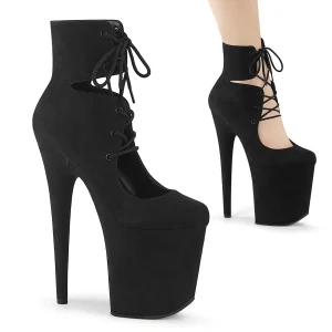 Stivaletto Pole Dance Exotic Pleaser FLAM800-22 - Tacco 8" (20 cm) e platform 4" (10 cm)