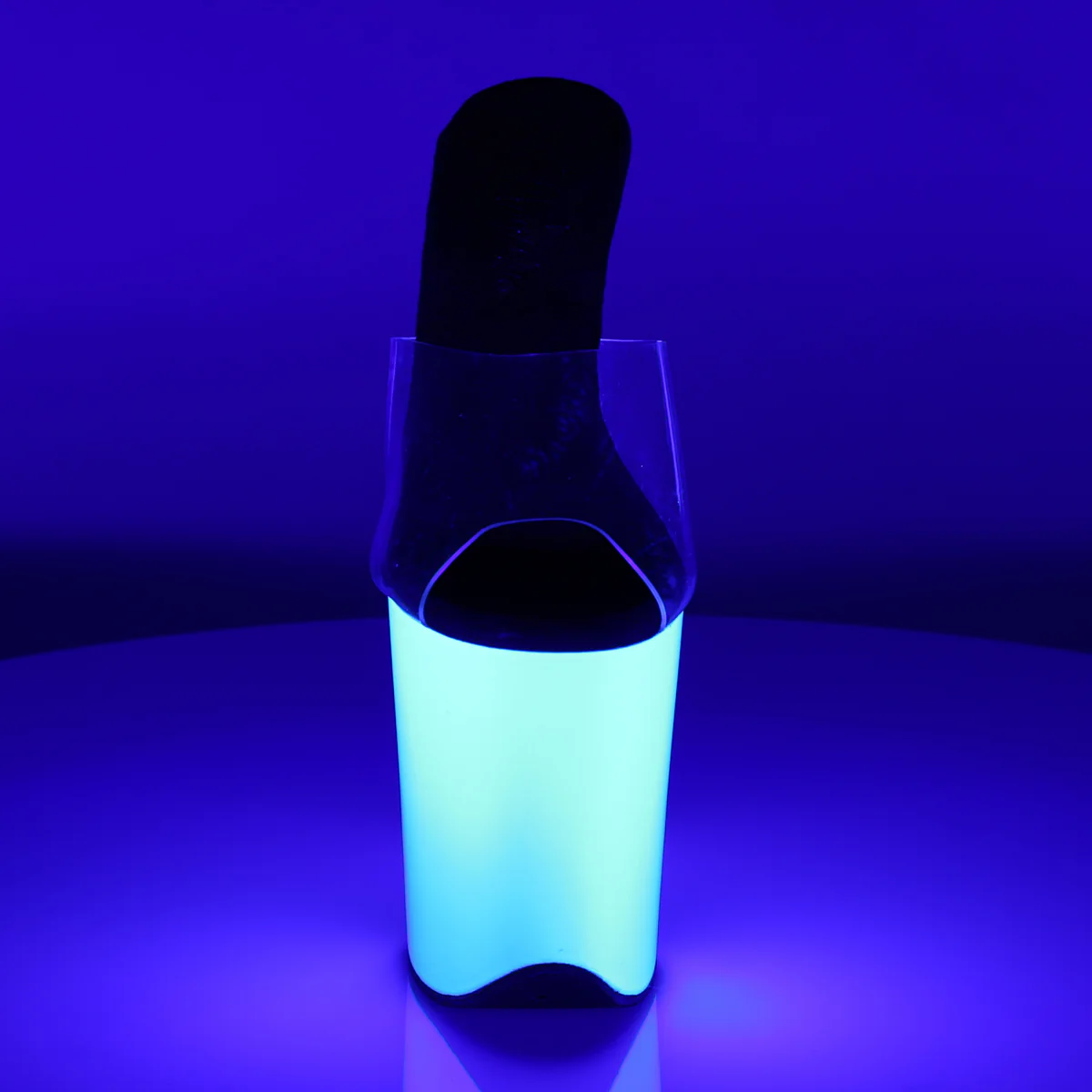 Sabot Lap Dance Pleaser FLAM801UV - Tacco 8" (20,3 cm) e platform 4" (10,2 cm) - immagine 3