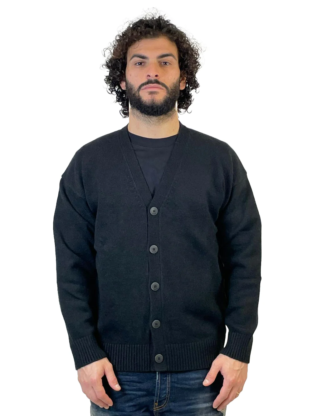 JACQUEMUS CARDIGAN 25KN545 2329 NERO - immagine 4