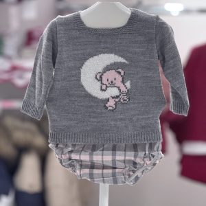 Alber
Completo bambina due pezzi in pura lana art.3206