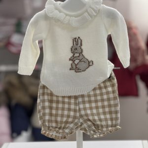 Alber
Completo bambina due pezzi in pura lana art.3207