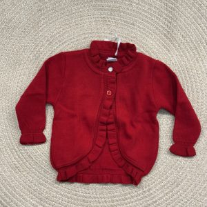 Pappa&Latte
Cardigan rosso in pura lana art.PL102