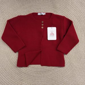 Alber
Cardigan rosso in pura lana art.4290