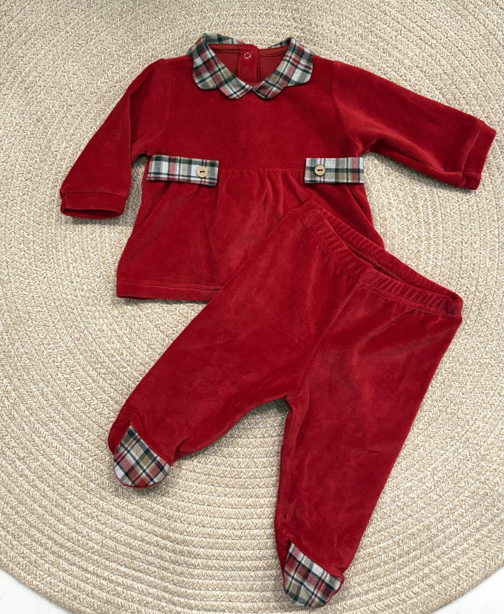 Baby vip
Completo neonata tartan art.T3628/07