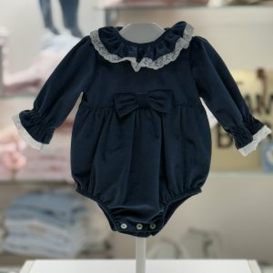 Deolinda 
Pagliacetto bambina in velluto blu art.CDI24502