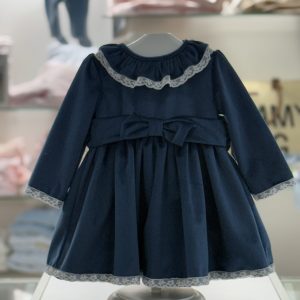Deolinda
Vestito bambina in velluto blu art.CDI24407