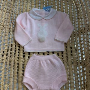 Sardon 
Completo neonata due pezzi in pura lana art.023VE-339