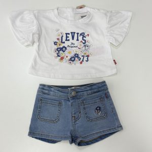 𝑳𝒆𝒗𝒊’𝒔 𝑲𝒊𝒅𝒔
Completo due pezzi bambina t-shirt + short art.144-W1T
