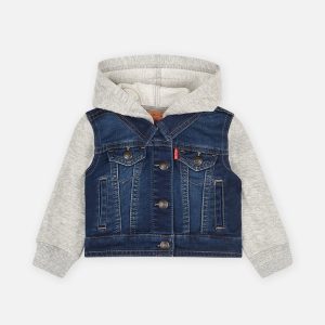 𝑳𝒆𝒗𝒊’𝒔 𝑲𝒊𝒅𝒔
Giubbotto di jeans con manica in felpa art.8564