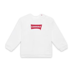 Carrera 
Felpa girocollo neonata/o White/Red art.C4001NS24F02