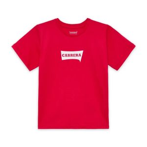 Carrera 
T-shirt bambina basic Red/white art.C3001NS23J01