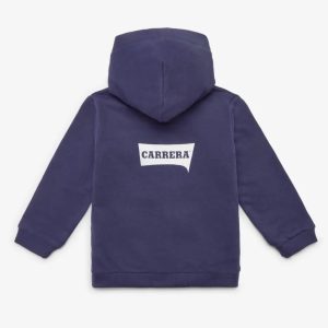 Carrera 
Felpa bambino con zip Art.C4002NS24F02 Blu/White