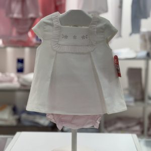 𝓓𝓮𝓵 𝓼𝓾𝓻
Pagliaccetto bambina con coulotte “Familia Tartin” art.0081