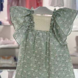 𝓓𝓮𝓵 𝓼𝓾𝓻
Vestito bambina “Familia Zahora” art.0553 Verde Empolvad