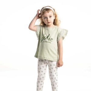 EBITA
Completo bambina t-shirt+leggings art.254242 Verde