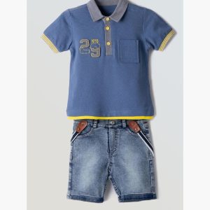 #HASHTAG
Completo bambino polo+jeans corto art.254808