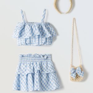 EBITA
Completo bambina due pezzi con borsetta e fermacapelli coordinato art.254207