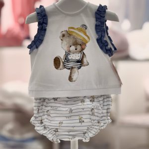 𝓓𝓮𝓵 𝓼𝓾𝓻

Pagliaccetto neonata “Familia Santorini” art.1831