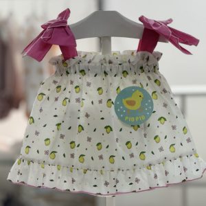 Pio Pio 
Vestito bambina con coulotte coordinata art.VP738