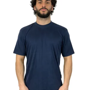 YES LONDON T SHIRT VISCOSA XM4264 BLU